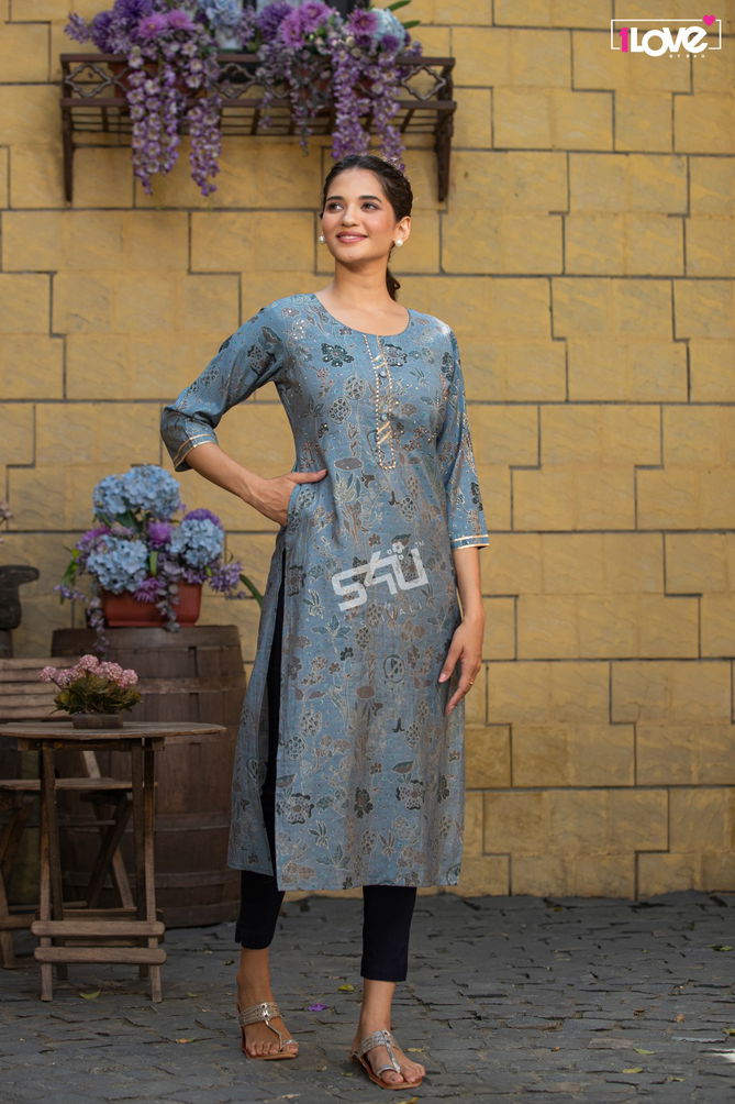 Gold By S4U01 To 07 Designer Kurtis Catalog
